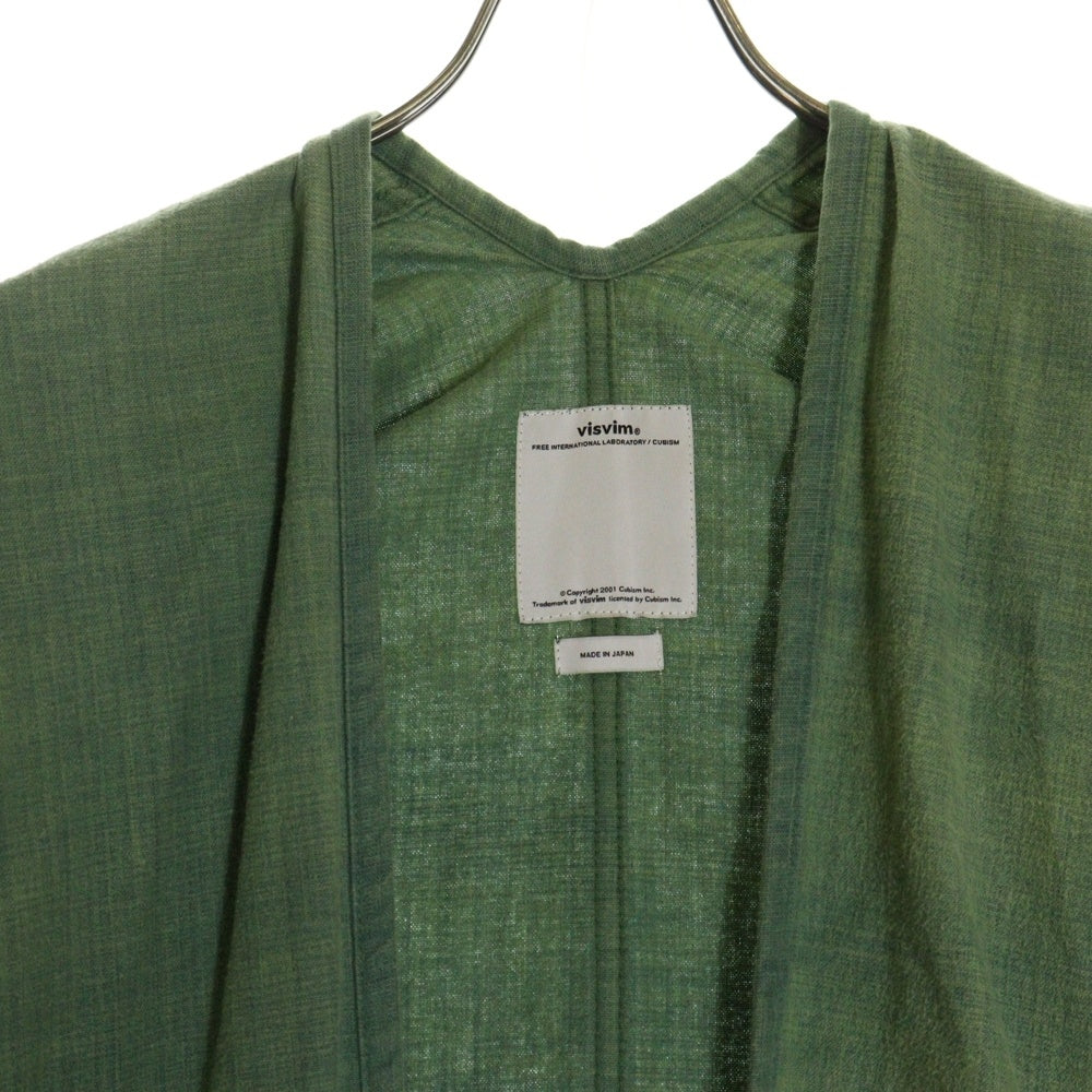 VISVIM(ヴィスヴィム) 16SS SANJURO COAT SILK ROAD シルクロード サンジュウロウ コート グリーン 0116205013020