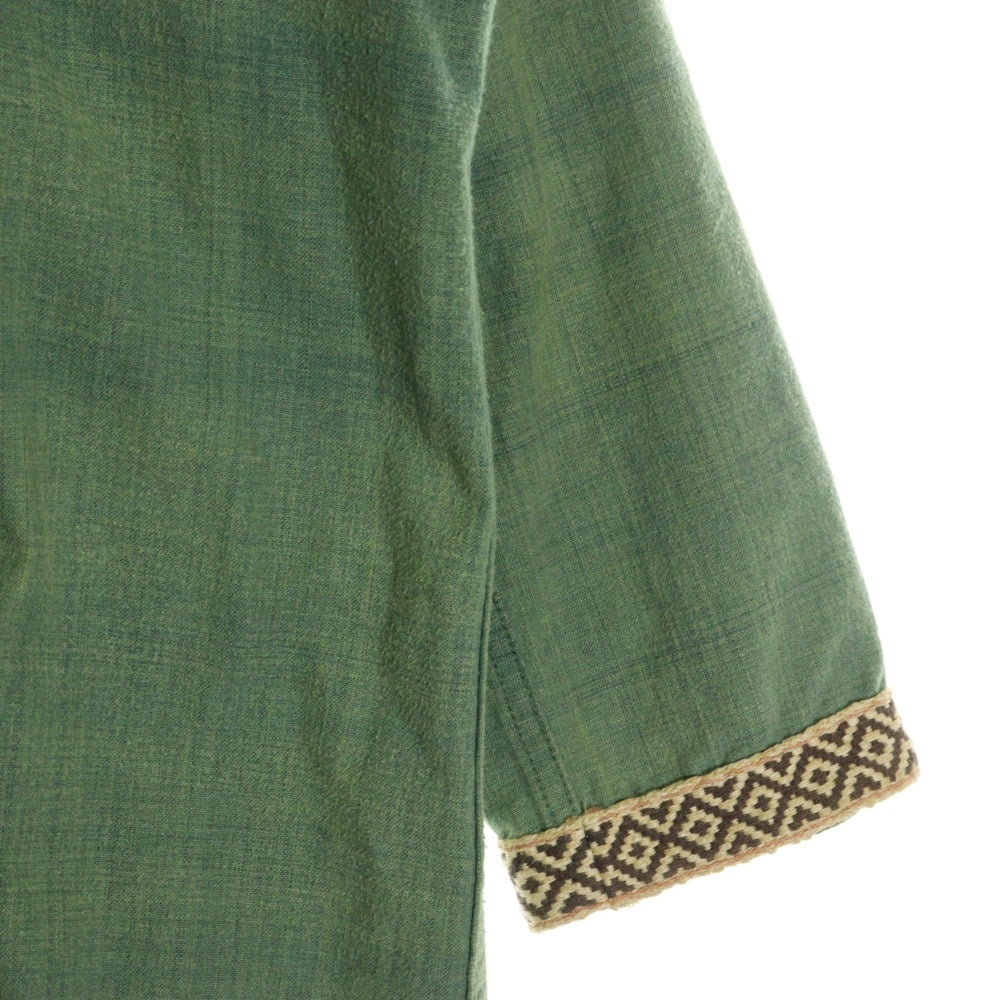 VISVIM(ヴィスヴィム) 16SS SANJURO COAT SILK ROAD シルクロード サンジュウロウ コート グリーン 0116205013020