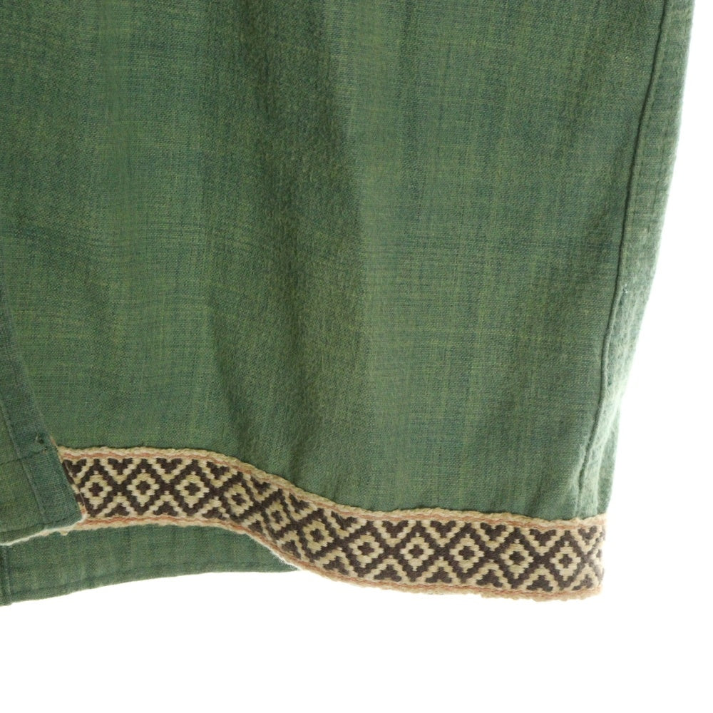 VISVIM(ヴィスヴィム) 16SS SANJURO COAT SILK ROAD シルクロード サンジュウロウ コート グリーン 0116205013020