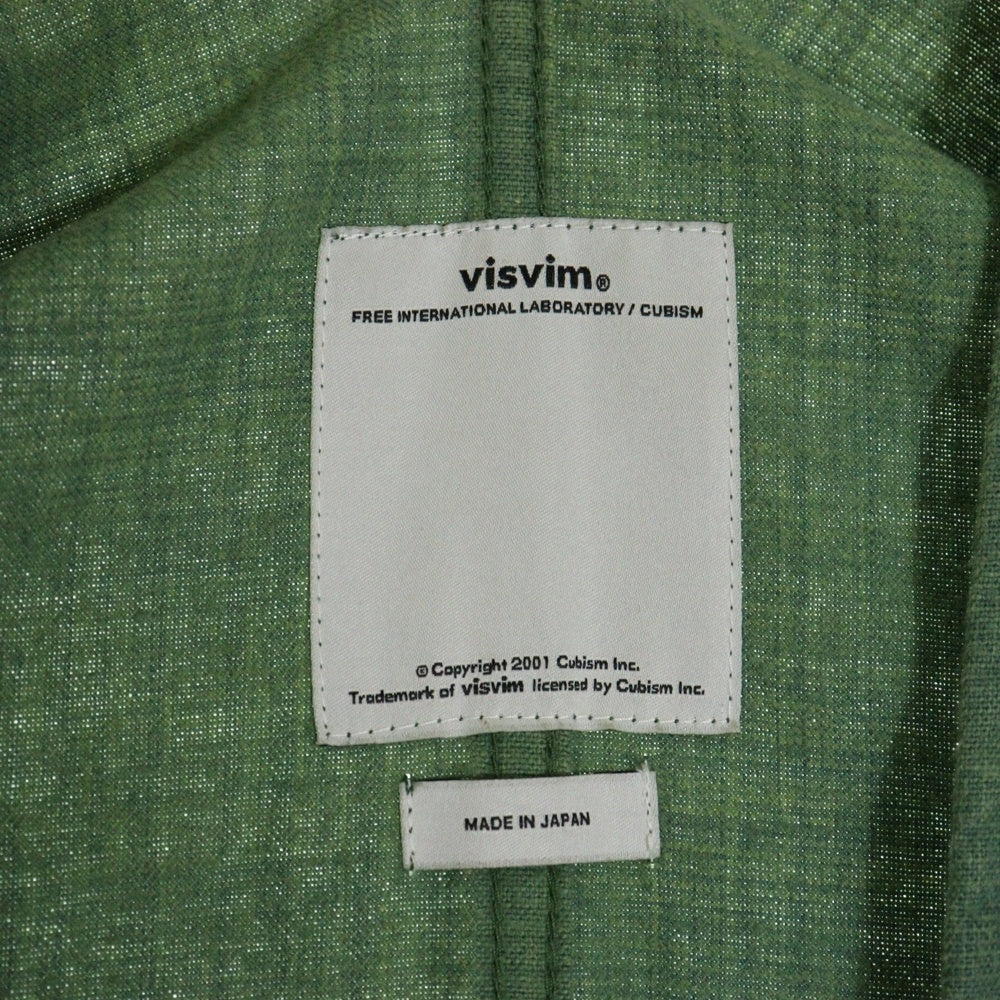 VISVIM(ヴィスヴィム) 16SS SANJURO COAT SILK ROAD シルクロード サンジュウロウ コート グリーン 0116205013020