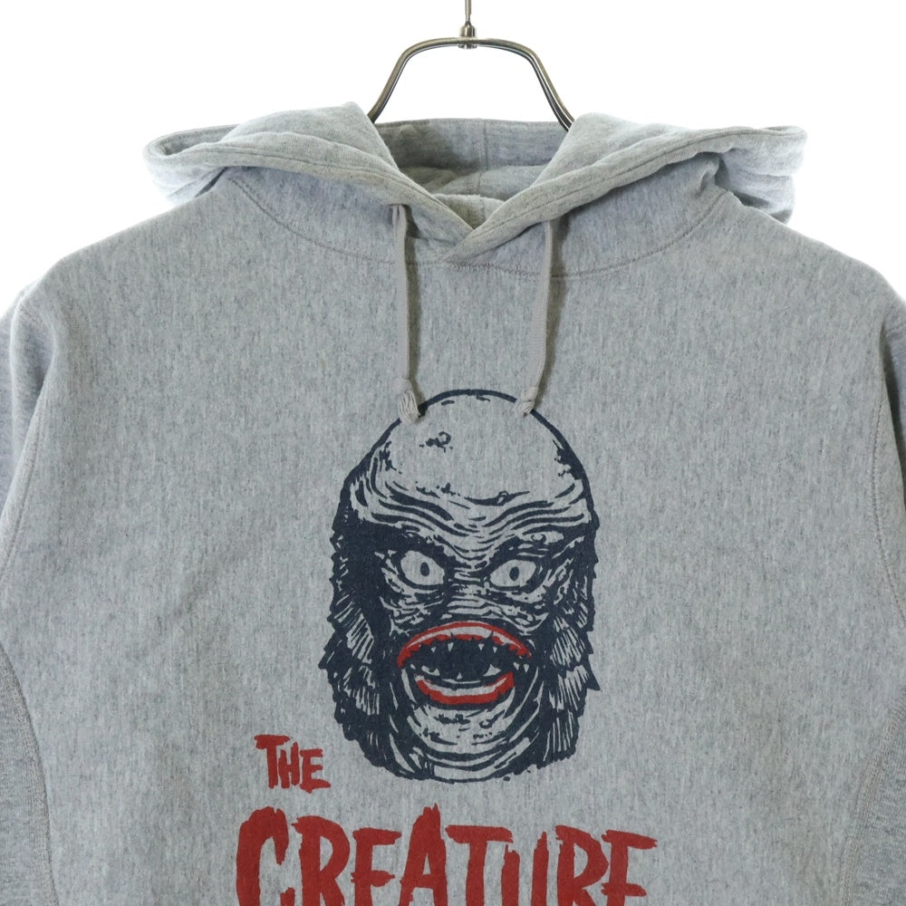 SUPREME(シュプリーム) 10AW Univerisal The Creature Pullover Hoodie ユニバーサル クリーチャー スウェットプルオーバーパーカー グレー