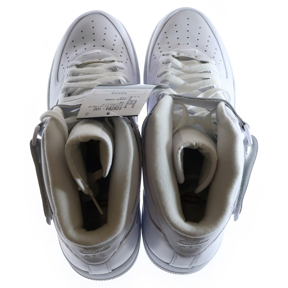 NIKE(ナイキ) ×SUPREME AIR FORCE 1 MID SP シュプリーム エアフォース ミッドカットスニーカー ホワイト US12/30cm FZ8784-100