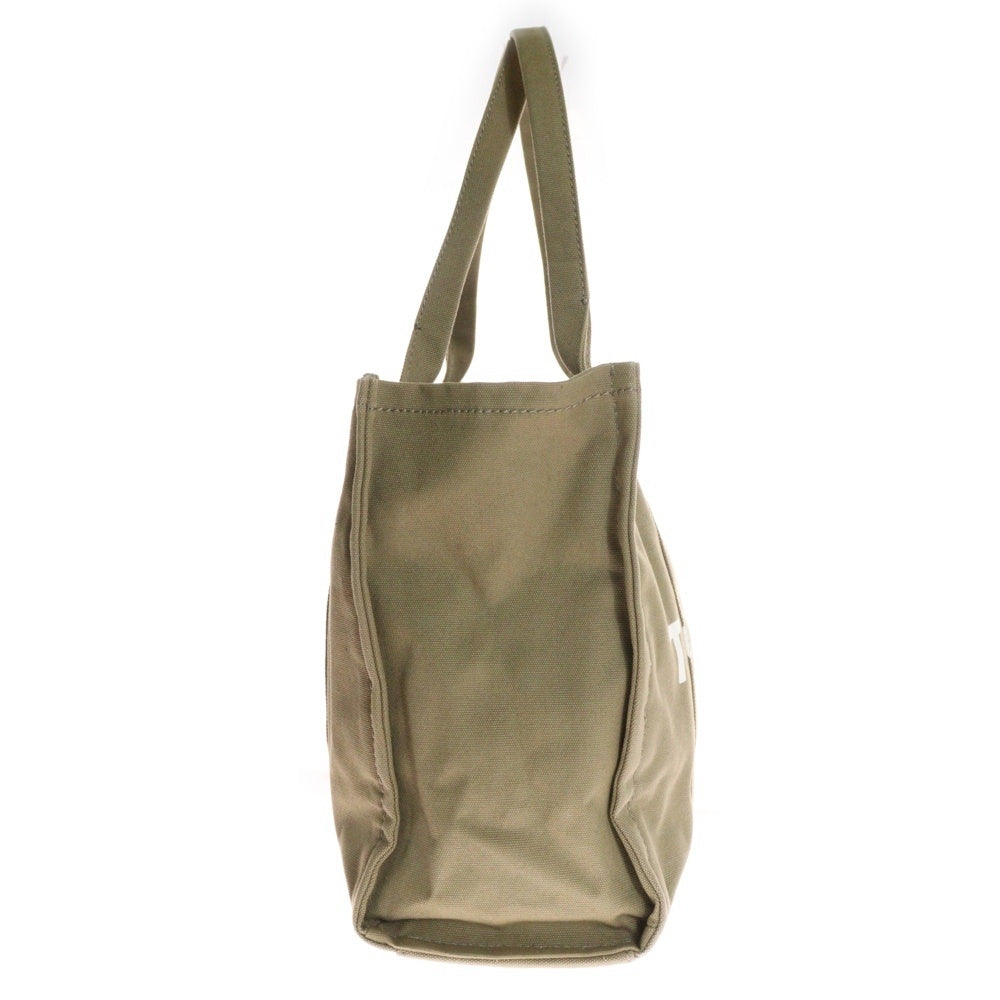 MARC JACOBS(マークジェイコブス) THE TOTE BAG ロゴプリント キャンバス トートバッグ カーキ