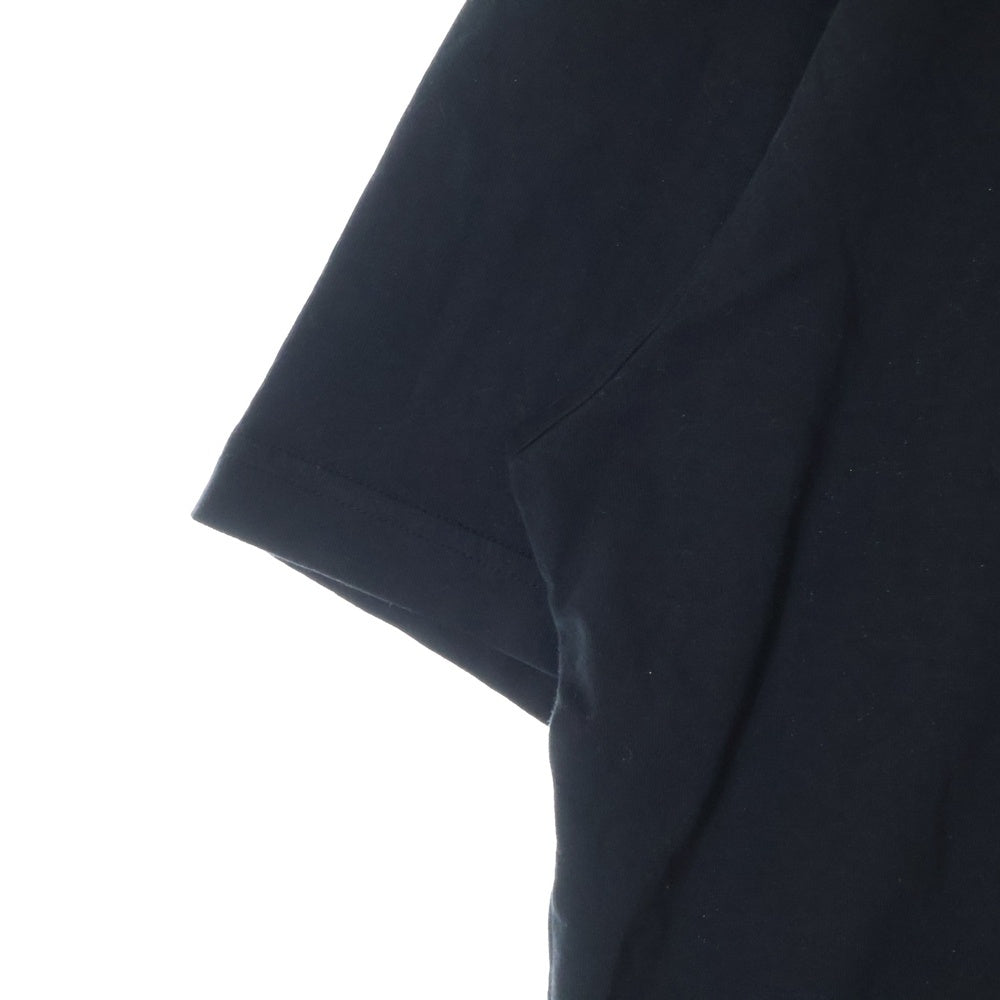 STONE ISLAND(ストーンアイランド) 25SS ロゴプリント クルーネック 半袖Tシャツカットソー ブラック K1S152100037 S0091