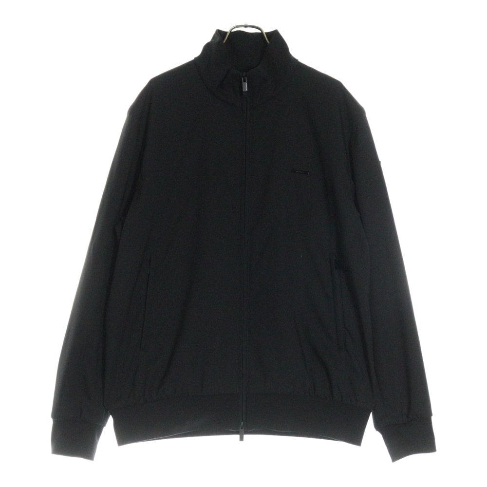 MONCLER(モンクレール) 24AW BRENTEI GIUBBOTTO ロゴプレート ジップアップ トラックジャケット ブラック J20911A00060 5976O