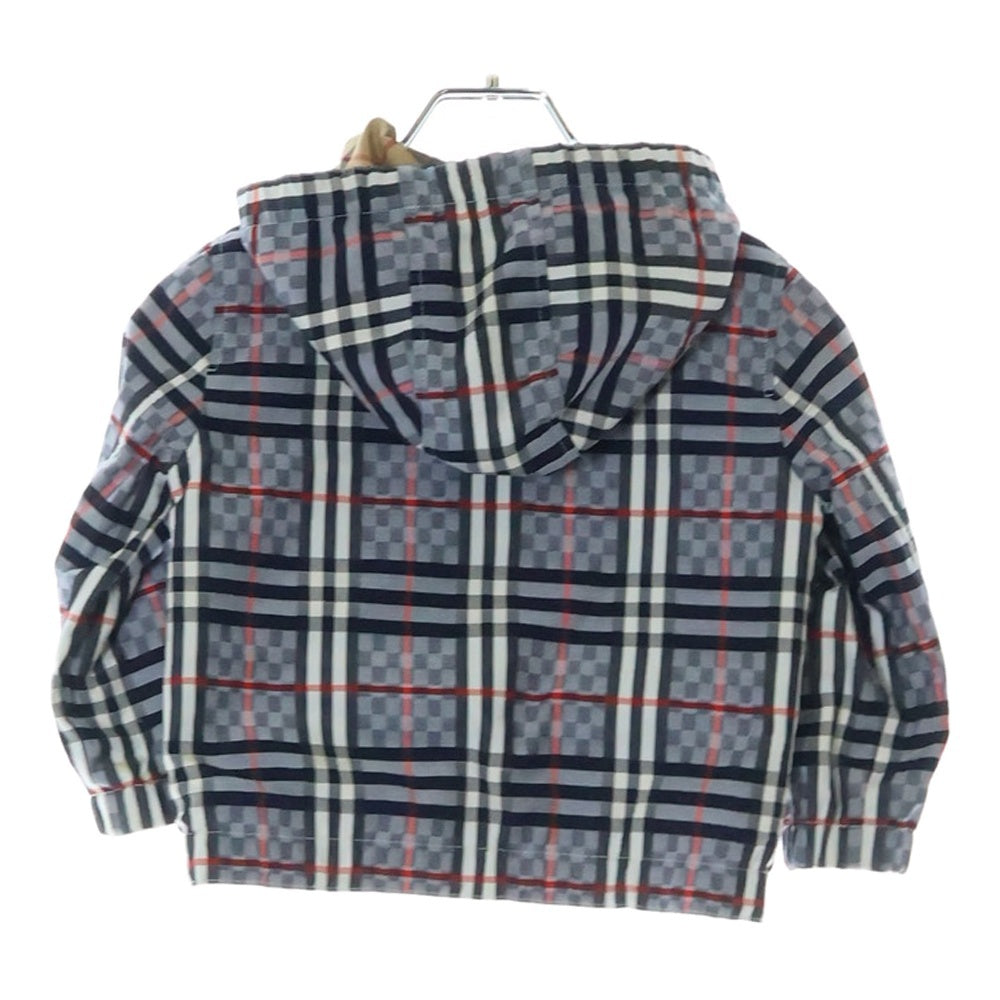 BURBERRY(バーバリー) ノヴァチェック コットン フーデッド リバーシブルジャケット ベージュ キッズ 8047917