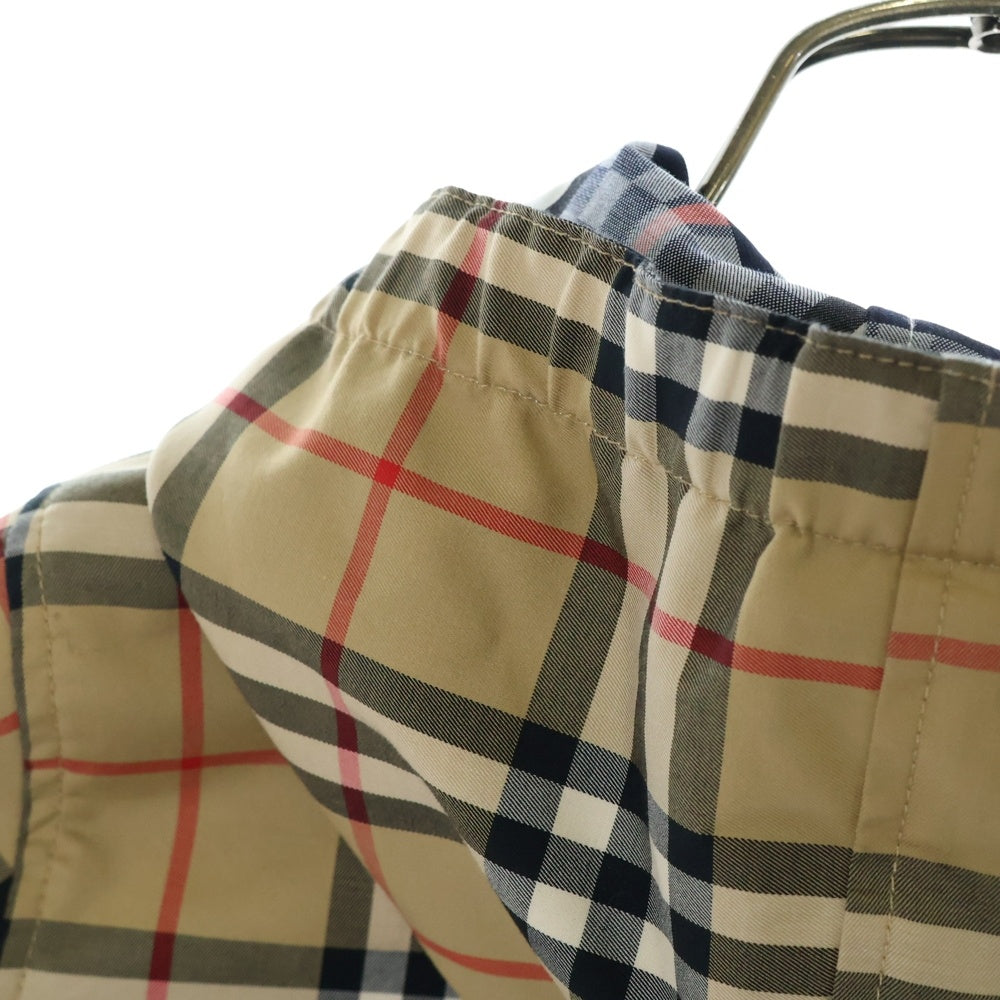 BURBERRY(バーバリー) ノヴァチェック コットン フーデッド リバーシブルジャケット ベージュ キッズ 8047917