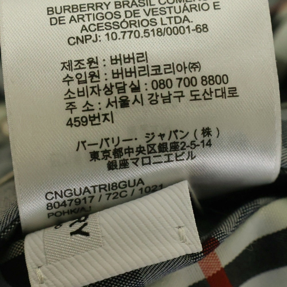 BURBERRY(バーバリー) ノヴァチェック コットン フーデッド リバーシブルジャケット ベージュ キッズ 8047917