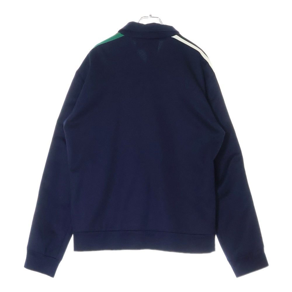 GUCCI(グッチ) 23SS ×adidas アディダス トレフォイル ロゴ刺繍 シェリーライン トラックジャケット ネイビー 692112