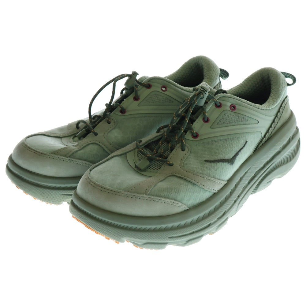HOKA ONE ONE(ホカオネオネ) BONDI B3 LS ボンダイ メッシュ ローカットスニーカー グリーン US8.5/26.5cm 1155351