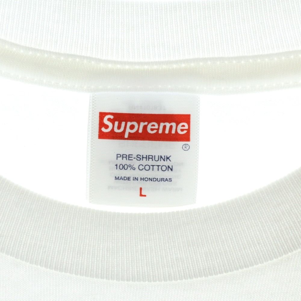 SUPREME(シュプリーム) 24AW CREST TEE クレストロゴプリント クルーネック半袖Tシャツカットソー ホワイト