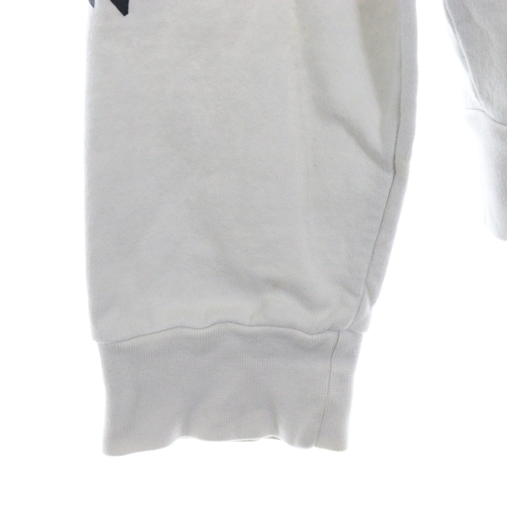 CHROME HEARTS(クロムハーツ) SWTSHRT PLVR ネックロゴプリント クルーネックス ウェット トレーナー ホワイト