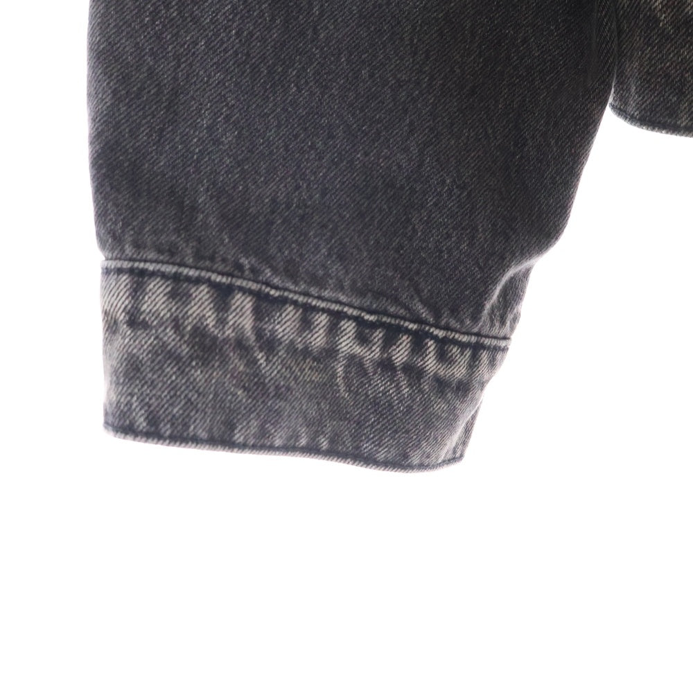 BALENCIAGA(バレンシアガ) Notre Dame Denim Jacket ノートルダム パックプリント デニムジャケット ブラック 646921 TBP47
