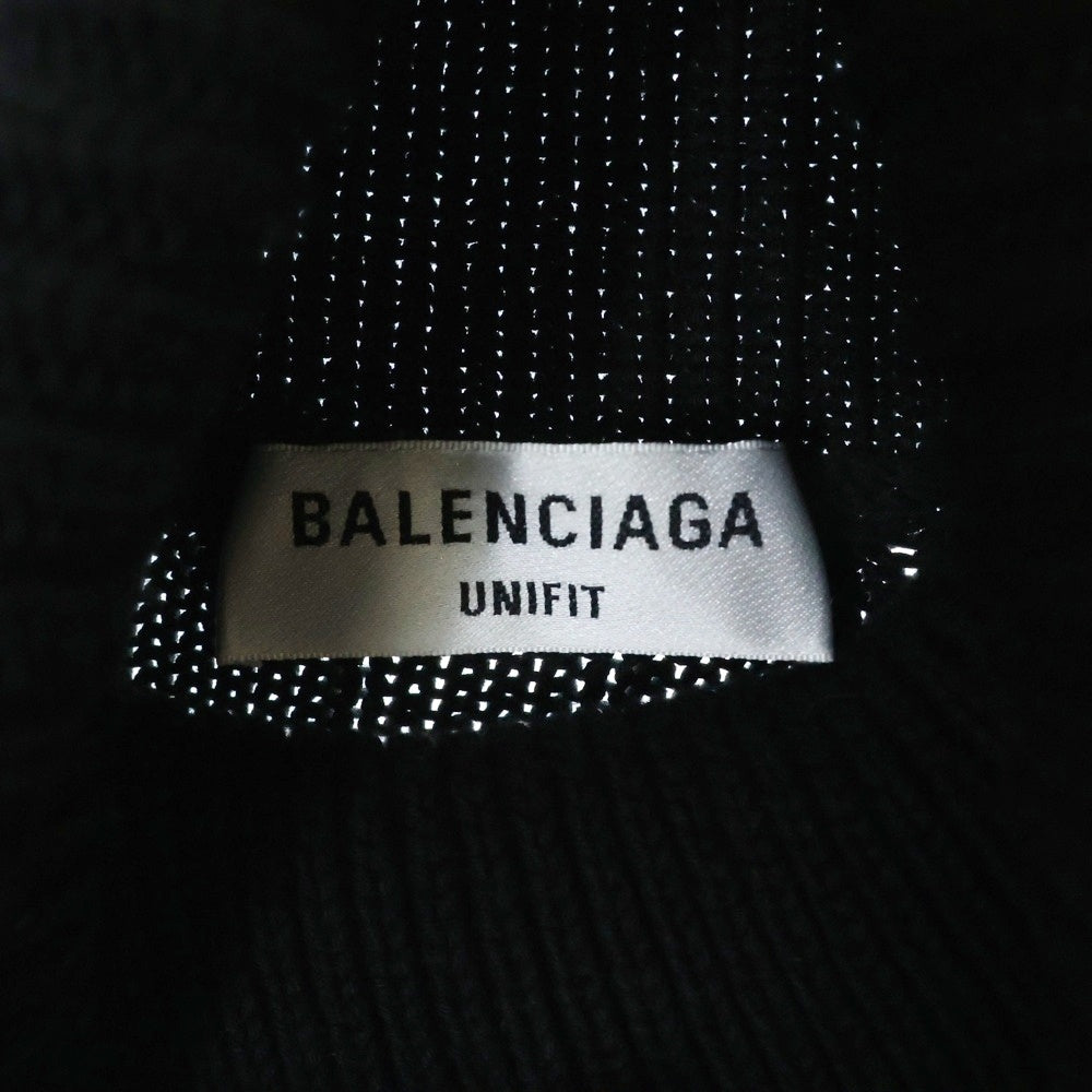 BALENCIAGA(バレンシアガ) Damage Turtle Neck Knit Sweater ダメージ加工 タートルネックニットセーター ブラック 696106 T3235
