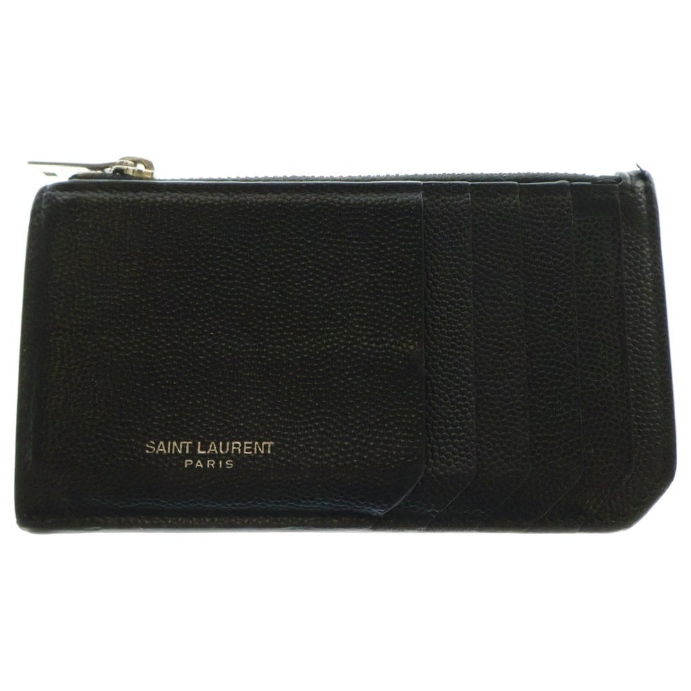 SAINT LAURENT PARIS(サンローランパリ) フラグメント ジップポーチ コインケース 財布 レザー 609362
