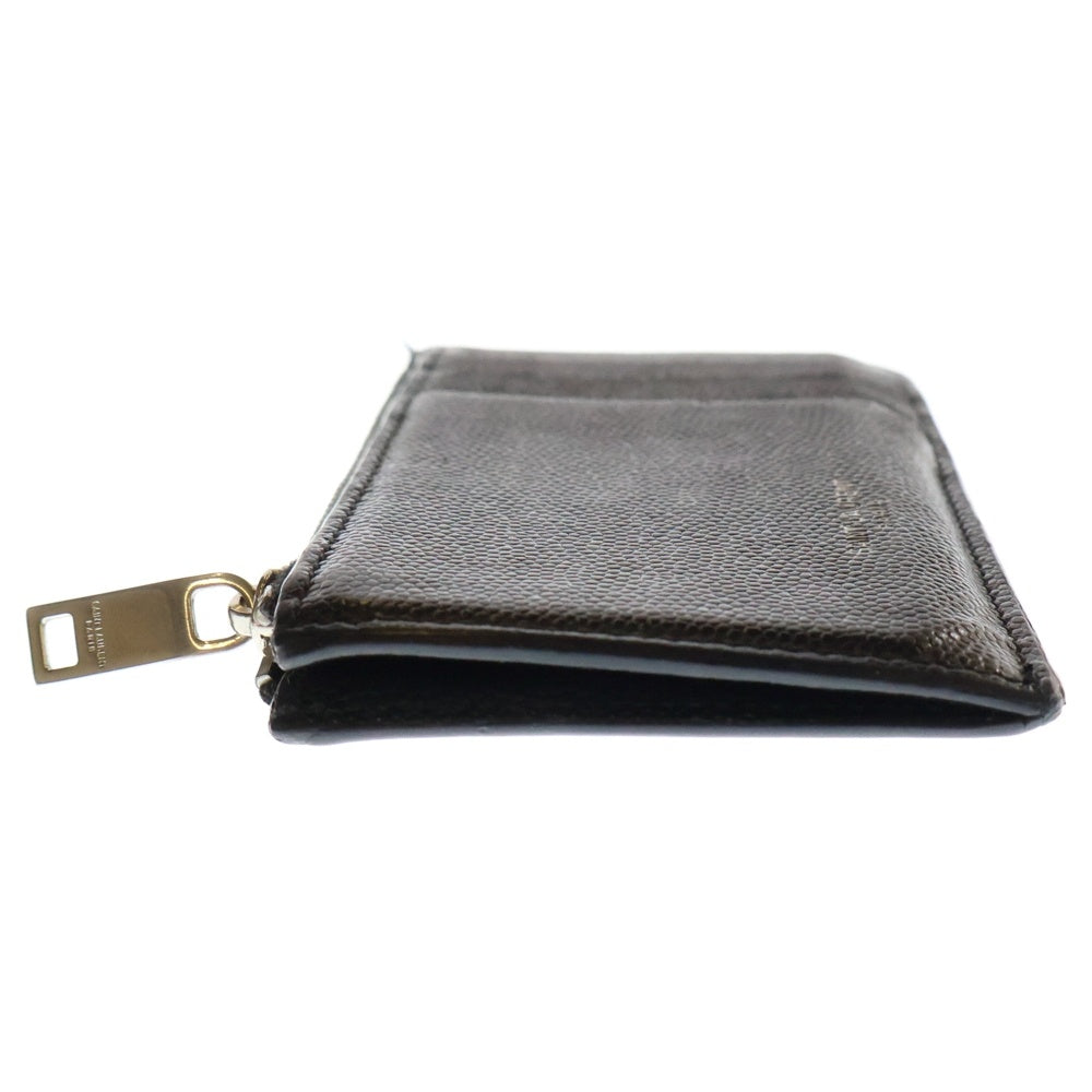 SAINT LAURENT PARIS(サンローランパリ) フラグメント ジップポーチ コインケース 財布 レザー 609362