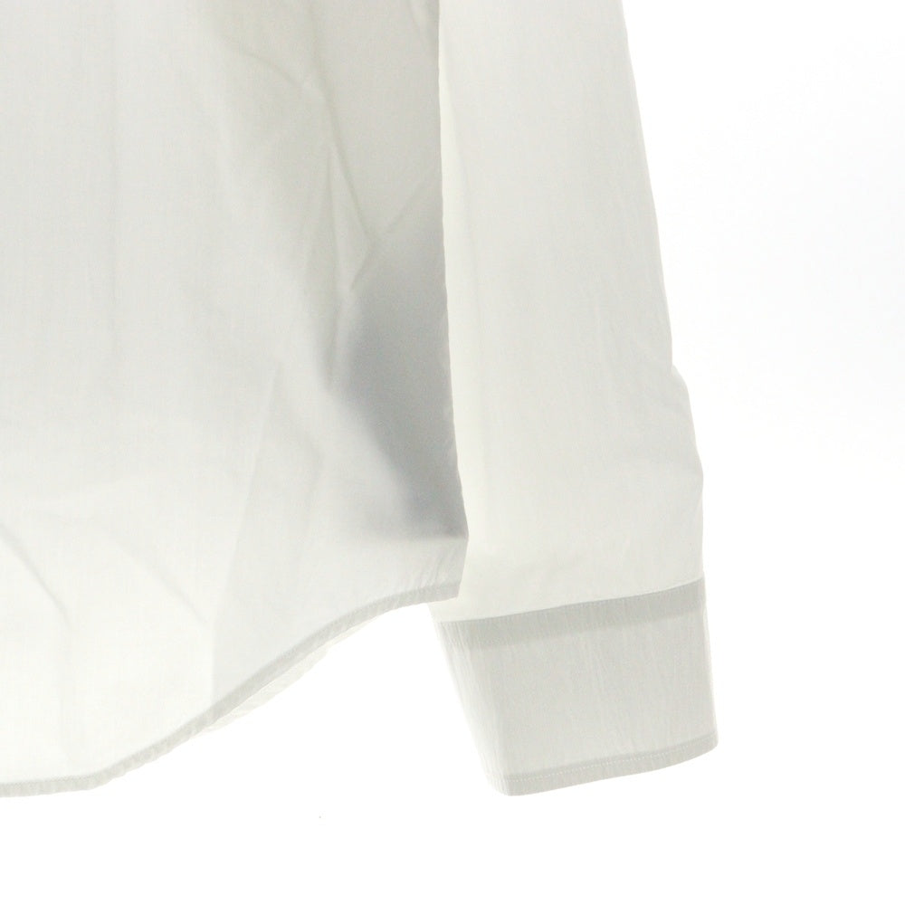 Maison Margiela 10(メゾン マルジェラ) 20AW SLIM FIT POPLIN SHIRT ガーメントダイ コットンポプリン スリム 長袖シャツ ホワイト S50DL0393 S39545