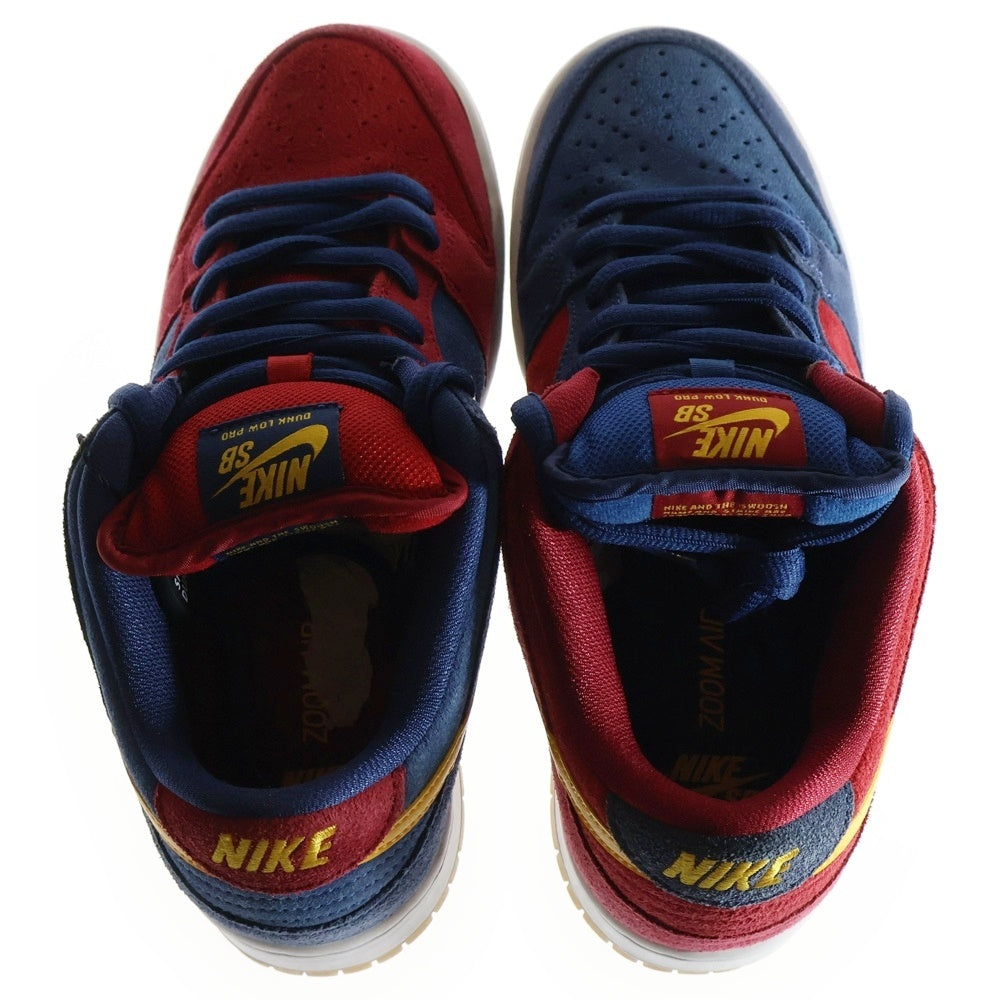 NIKE SB(ナイキエスビー) DUNK LOW BARCELONA ダンク ローカットスニーカー バルセロナ ブルー/レッド US7/25cm DJ0606-400