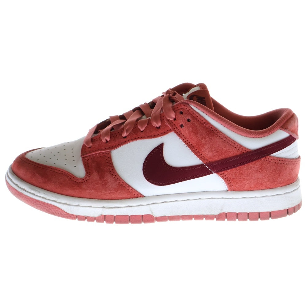 NIKE(ナイキ) WMNS DUNK LOW Valentines Day 2024 ウィメンズ ダンク バレンタイン ローカットスニーカー レッド/ホワイト US8/25cm FQ7056-100