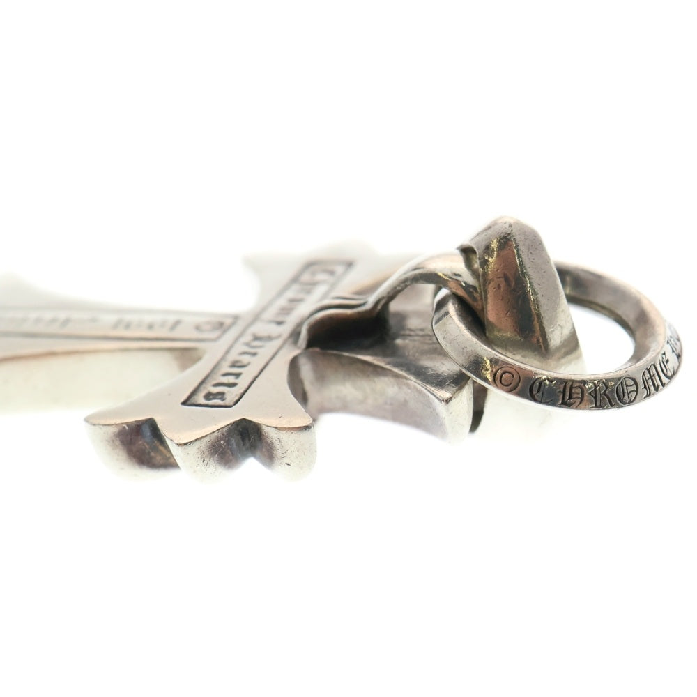 CHROME HEARTS(クロムハーツ) CH CRS SML W/BALE Wベイル スモールCHクロス ペンダントトップ シルバー BCA218