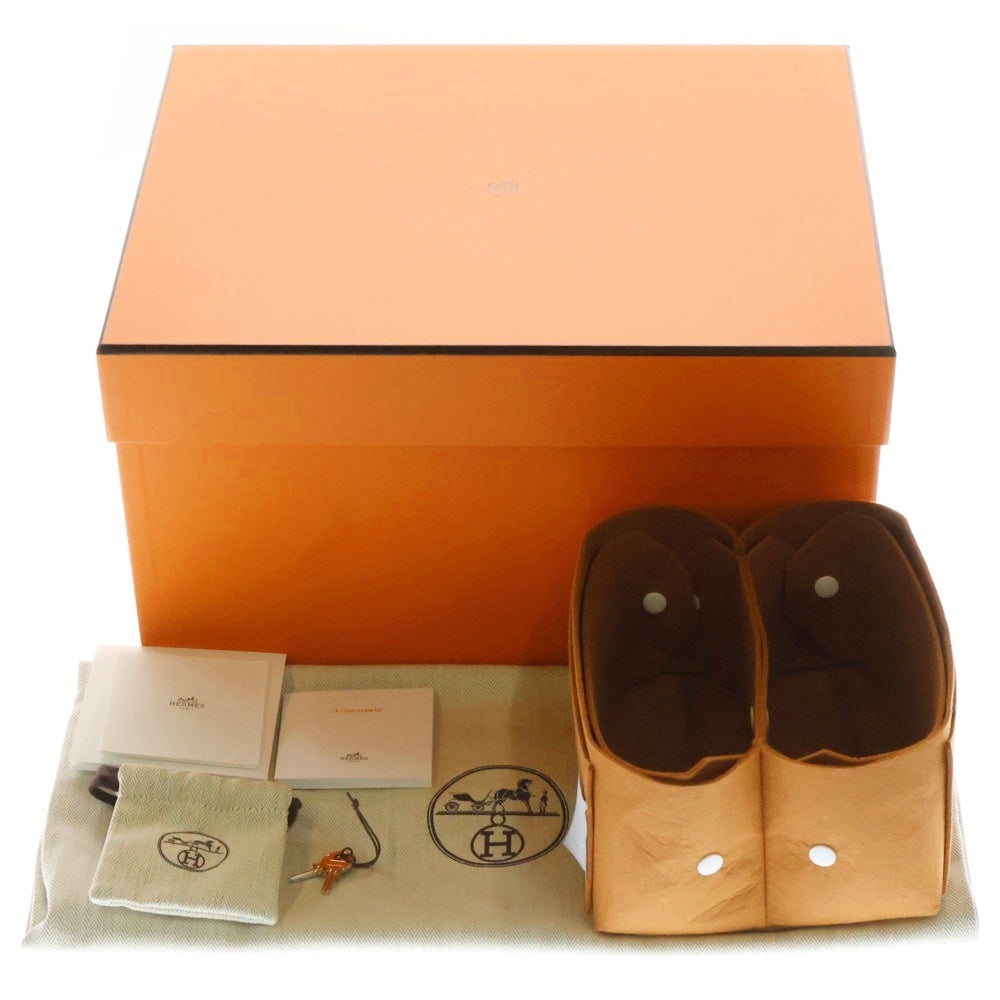 HERMES(エルメス) ピコタンロック MM エトゥープ トリヨンクレマンス レザー ハンドバッグ ベージュ B刻印 シルバー金具 レディース