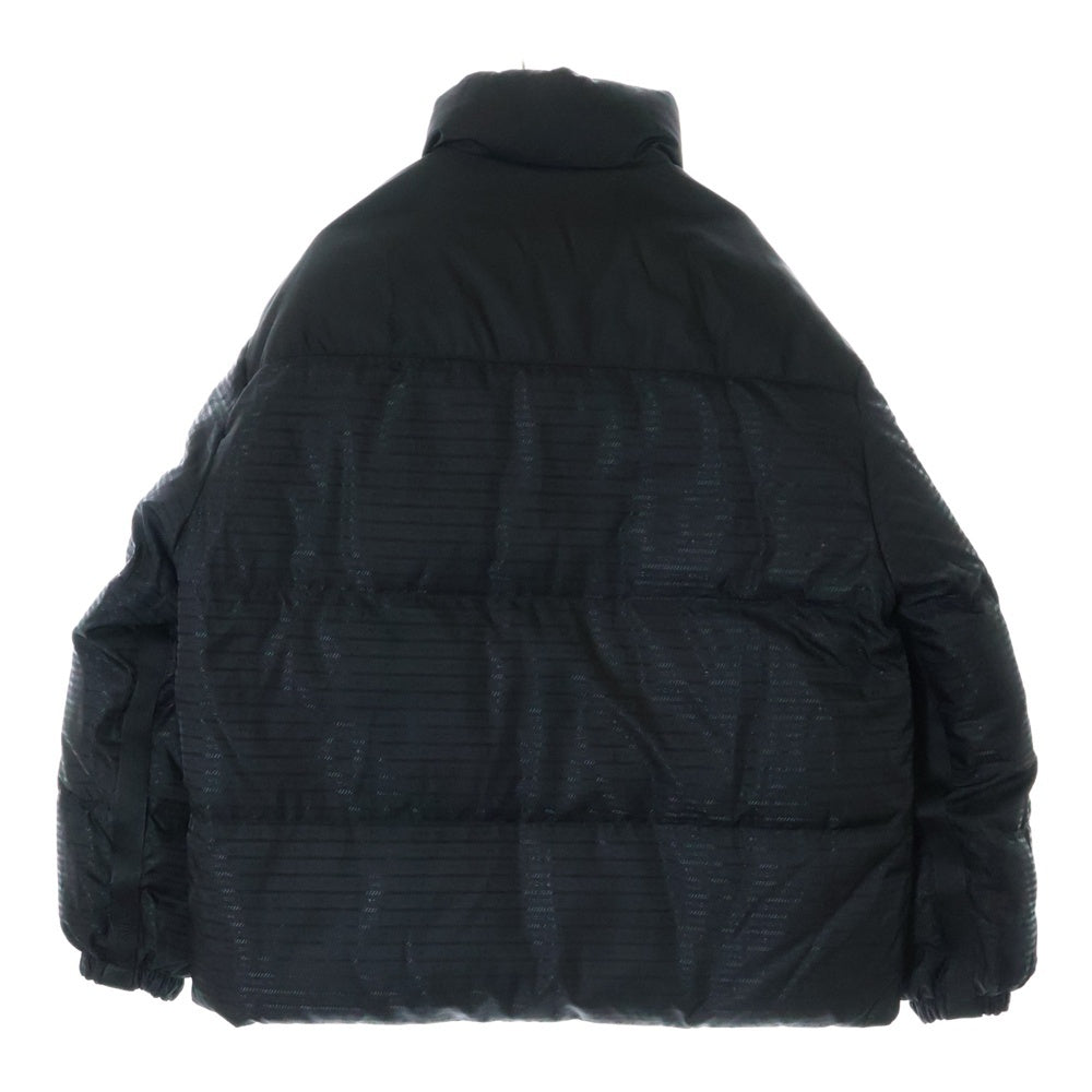 PRADA(プラダ) 22AW RE-NYLON リナイロン トライアングルロゴプレート リバーシブル ダウンジャケット ブラック SGC045 S222 1WQ8