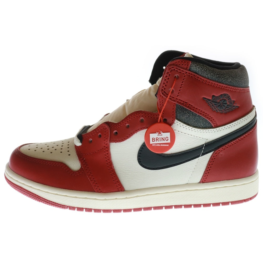 NIKE(ナイキ) AIR JORDAN 1 HIGH OG CHICAGO LOST & FOUND エアジョーダン1 シカゴ ロストアンドファウンド ハイカットスニーカー レッド/ホワイト US8/26cm DZ5485-612