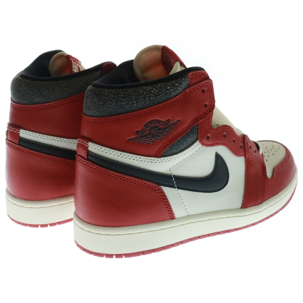 NIKE(ナイキ) AIR JORDAN 1 HIGH OG CHICAGO LOST & FOUND エアジョーダン1 シカゴ ロストアンドファウンド ハイカットスニーカー レッド/ホワイト US8/26cm DZ5485-612