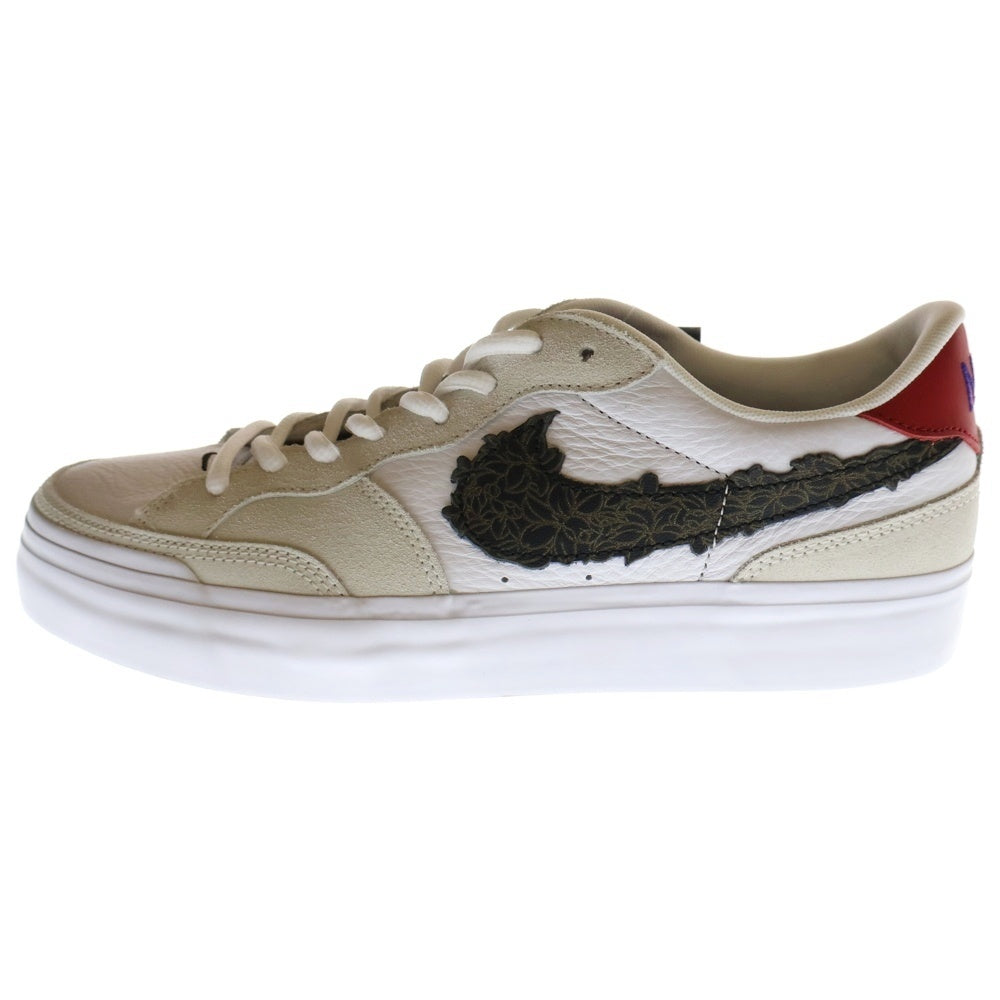 NIKE SB(ナイキエスビー) ×Sky Brown WMNS ZOOM POGO PLUS QS スカイ ブラウン ウィメンズ ズーム ポゴ プラス ローカットスニーカー ホワイト US9.5/26.5cm HF4085-100