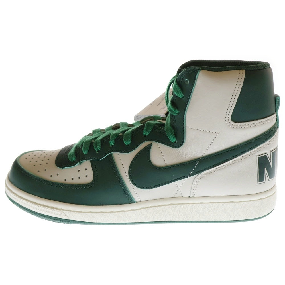 NIKE(ナイキ) TERMINATOR HIGH Noble Green ターミネーター ハイカットスニーカー グリーン/ホワイト US8/26cm FD0650-100