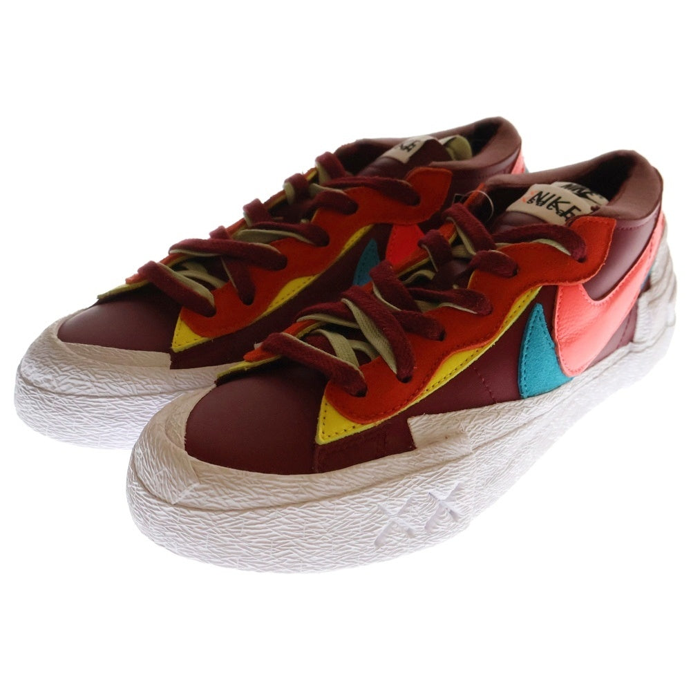 NIKE(ナイキ) × sacai × KAWS BLAZER LOW TEAM RED サカイ カウズ ブレーザー チームレッド ローカットスニーカー マルチ US8/26cm DM7901-600