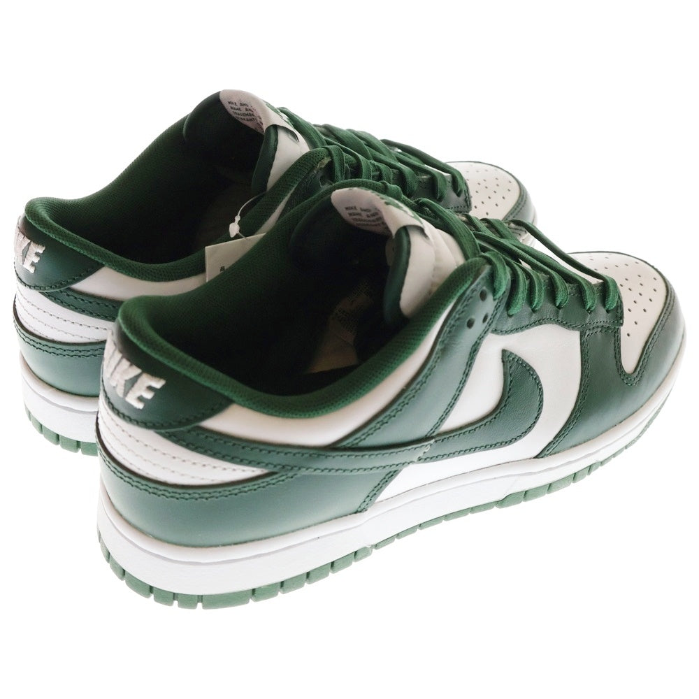 NIKE(ナイキ) DUNK LOW RETRO WHITE TEAM GREEN ダンク チームグリーン ローカットスニーカー グリーン/ホワイト US8/26cm DD1391-101