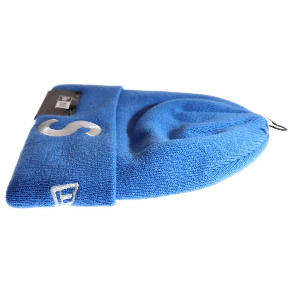 SUPREME(シュプリーム) 24AW ×NEW ERA S Logo Beanie ニューエラ エスロゴ ビーニー ニットキャップ 帽子 ブルー