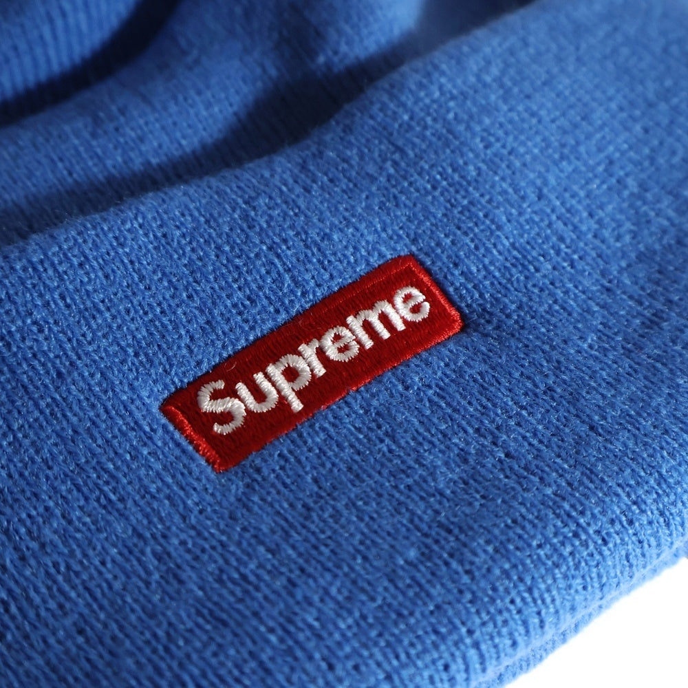 SUPREME(シュプリーム) 24AW ×NEW ERA S Logo Beanie ニューエラ エスロゴ ビーニー ニットキャップ 帽子 ブルー