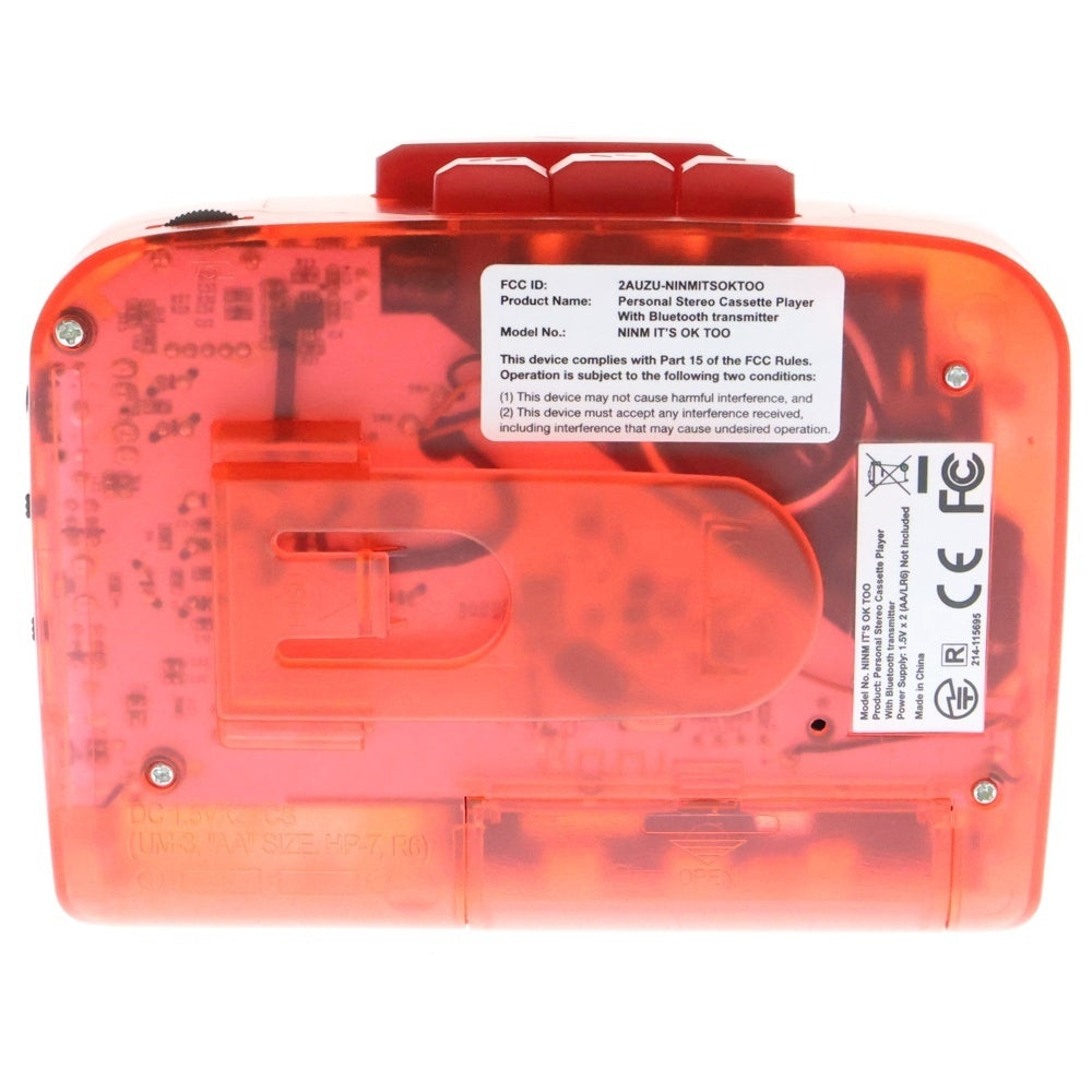 SUPREME(シュプリーム) 22SS It S Ok Too Cassette Player イッツ オーケー トゥー カセットプレーヤー ラジオチューナー レッド