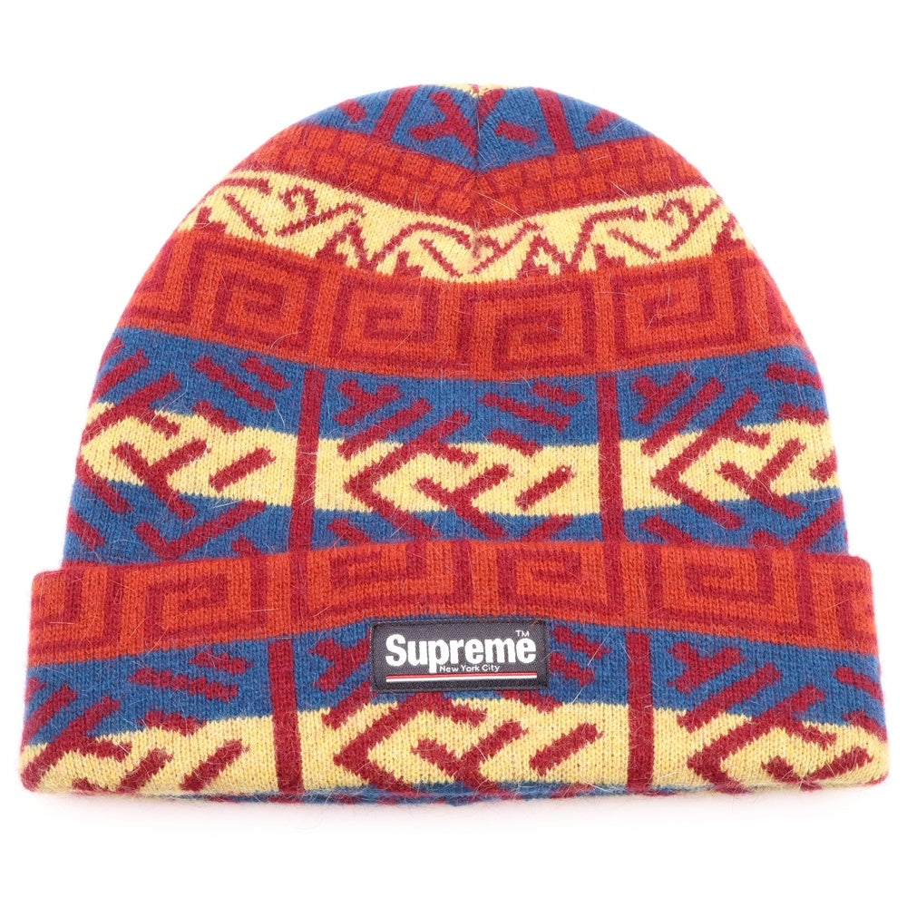 SUPREME(シュプリーム) 18AW Brushed Pattern Beanie ブラッシュド パターン ビーニー ニットキャップ 帽子 マルチ