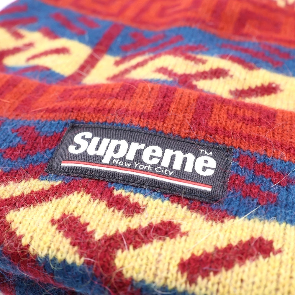 SUPREME(シュプリーム) 18AW Brushed Pattern Beanie ブラッシュド パターン ビーニー ニットキャップ 帽子 マルチ