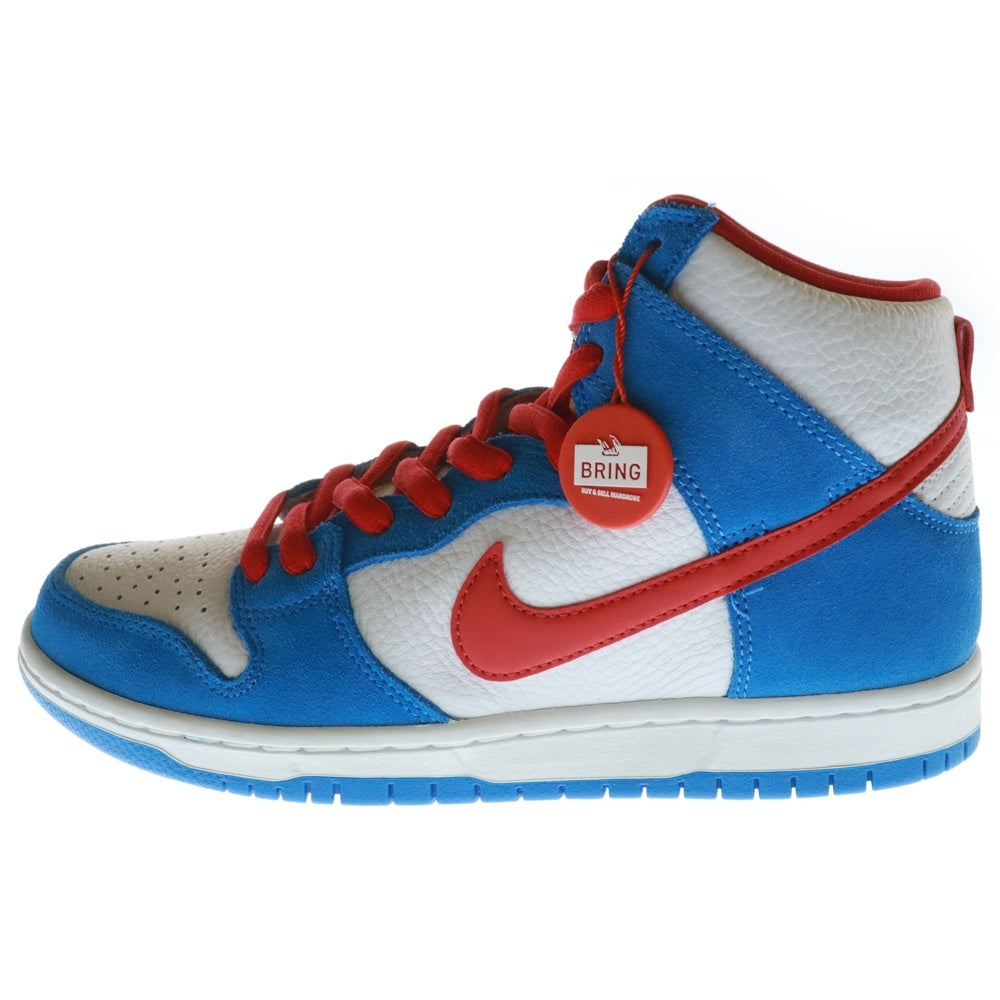 NIKE SB(ナイキエスビー) DUNK HIGH DORAEMON ダンク ドラえもん ハイカットスニーカー ブルー/レッド US8/26cm CI2692-400