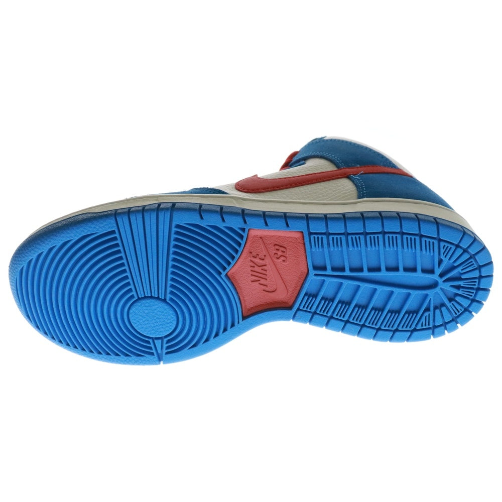 NIKE SB(ナイキエスビー) DUNK HIGH DORAEMON ダンク ドラえもん ハイカットスニーカー ブルー/レッド US8/26cm CI2692-400