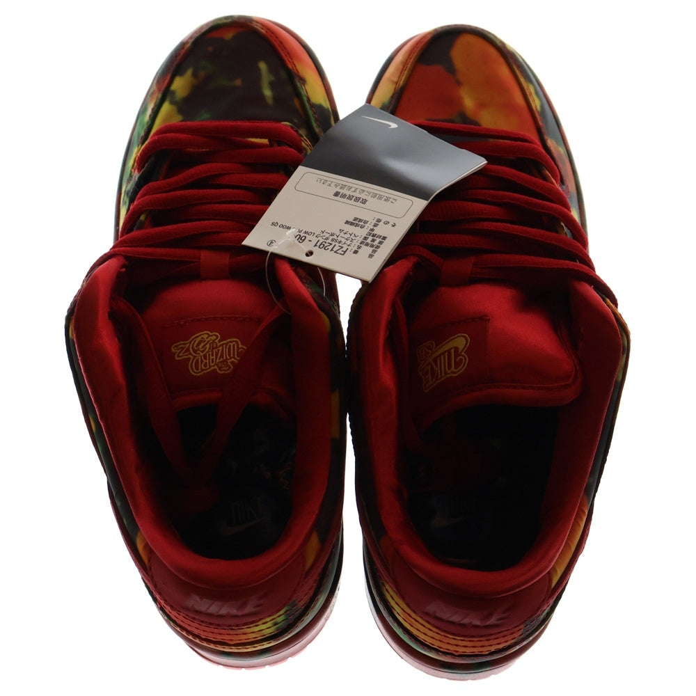 NIKE SB(ナイキエスビー) DUNK LOW PRO WOO QS ダンク ロー プロ クイックストライク オズの魔法使い スニーカー レッド US8/26cm FZ1291-600