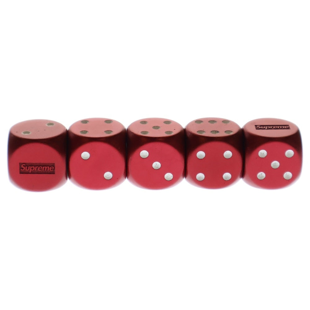 SUPREME(シュプリーム) 21SS Aluminum Dice Set アルミニウム ダイスセット サイコロ レッド