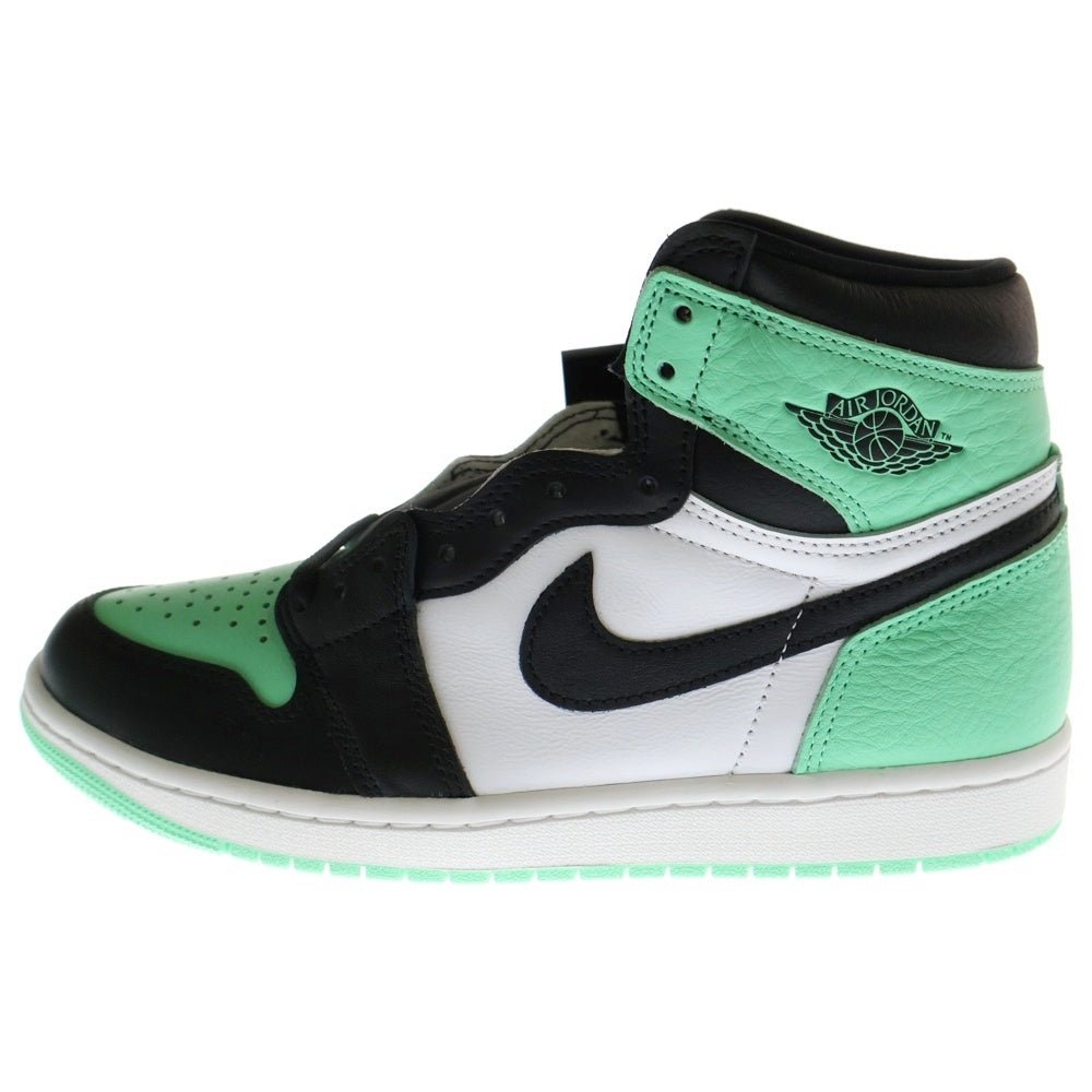 NIKE(ナイキ) AIR JORDAN 1 HIGH OG GREEN GLOW エアジョーダン1 グリーングロー ハイカットスニーカー グリーン US8/26cm DZ5485-130