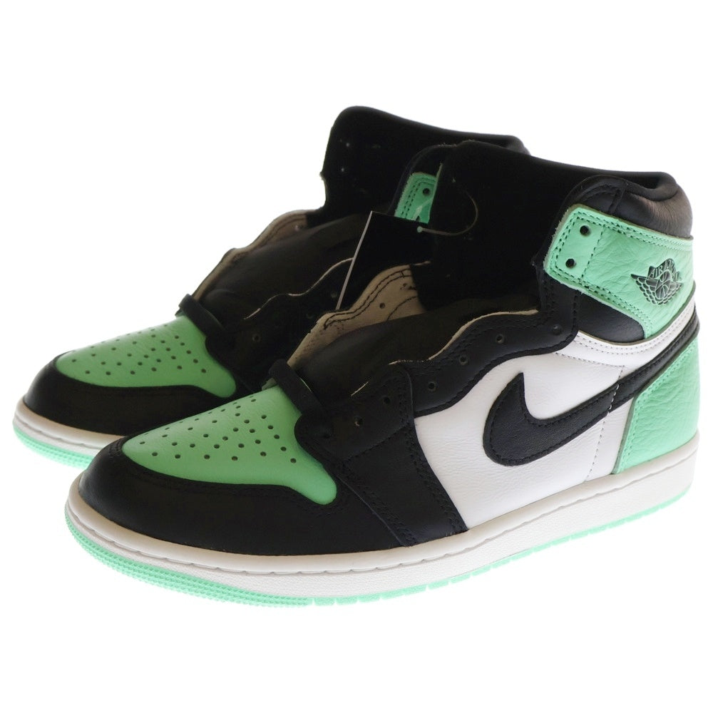 NIKE(ナイキ) AIR JORDAN 1 HIGH OG GREEN GLOW エアジョーダン1 グリーングロー ハイカットスニーカー グリーン US8/26cm DZ5485-130