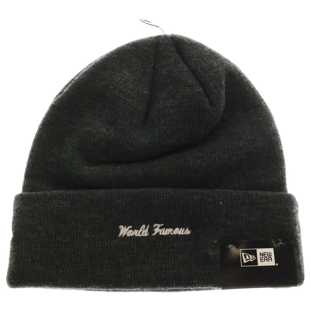 SUPREME(シュプリーム) 24AW ×NEW ERA Box Logo Beanie ニューエラ ボックスロゴ ビーニー ニットキャップ 帽子 チャコールグレー