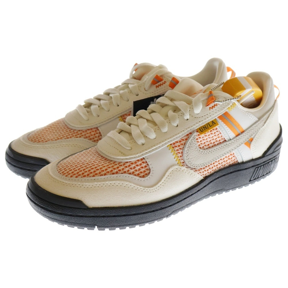 NIKE(ナイキ) ×UNION FIELD GENERAL SP U ユニオン フィールド ジェネラル ローカットスニーカー ホワイト/オレンジ US7.5/25.5cm FQ9003-001