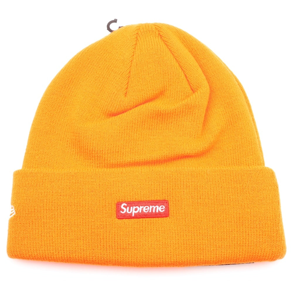 SUPREME(シュプリーム) 24AW ×NEW ERA S Logo Beanie ニューエラ エスロゴ ビーニー ニットキャップ 帽子 オレンジ