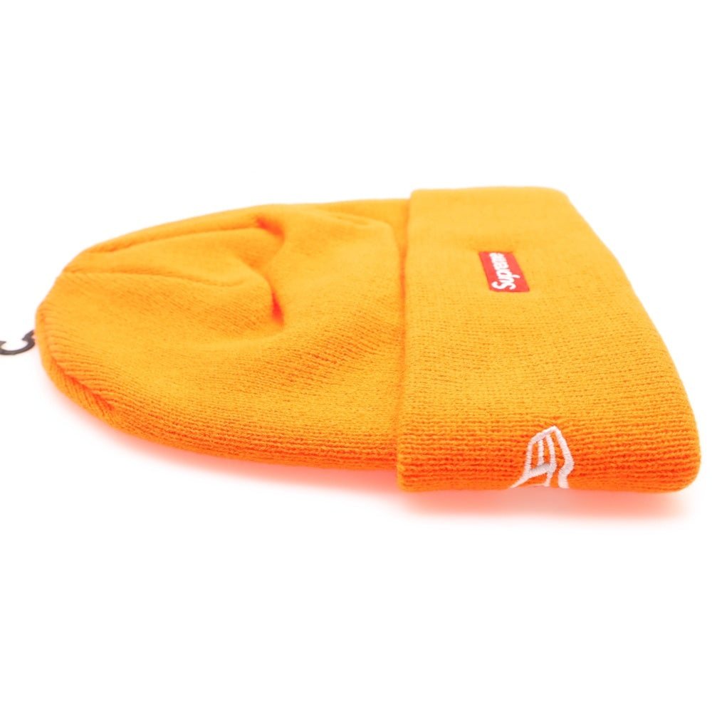 SUPREME(シュプリーム) 24AW ×NEW ERA S Logo Beanie ニューエラ エスロゴ ビーニー ニットキャップ 帽子 オレンジ