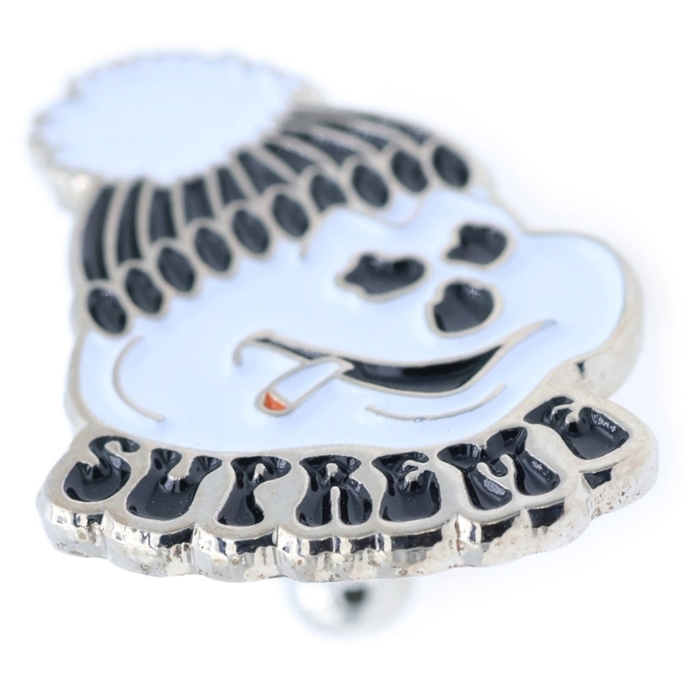 SUPREME(シュプリーム) 21AW Snowman Pin スノーマン ピン バッジ ホワイト