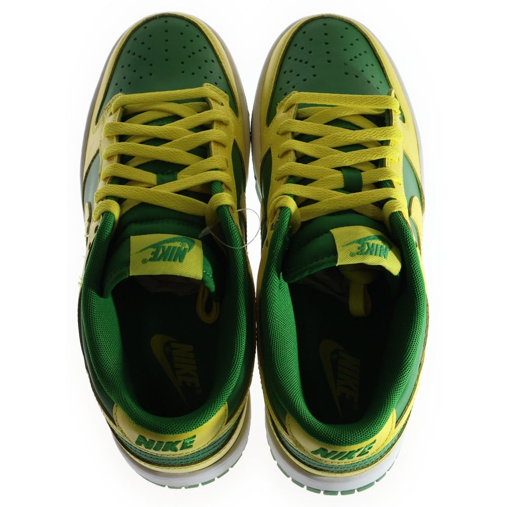 NIKE(ナイキ) DUNK LOW RETRO BTTYS ダンク レトロ ローカットスニーカー グリーン/イエロー US8/26cm DV0833-300