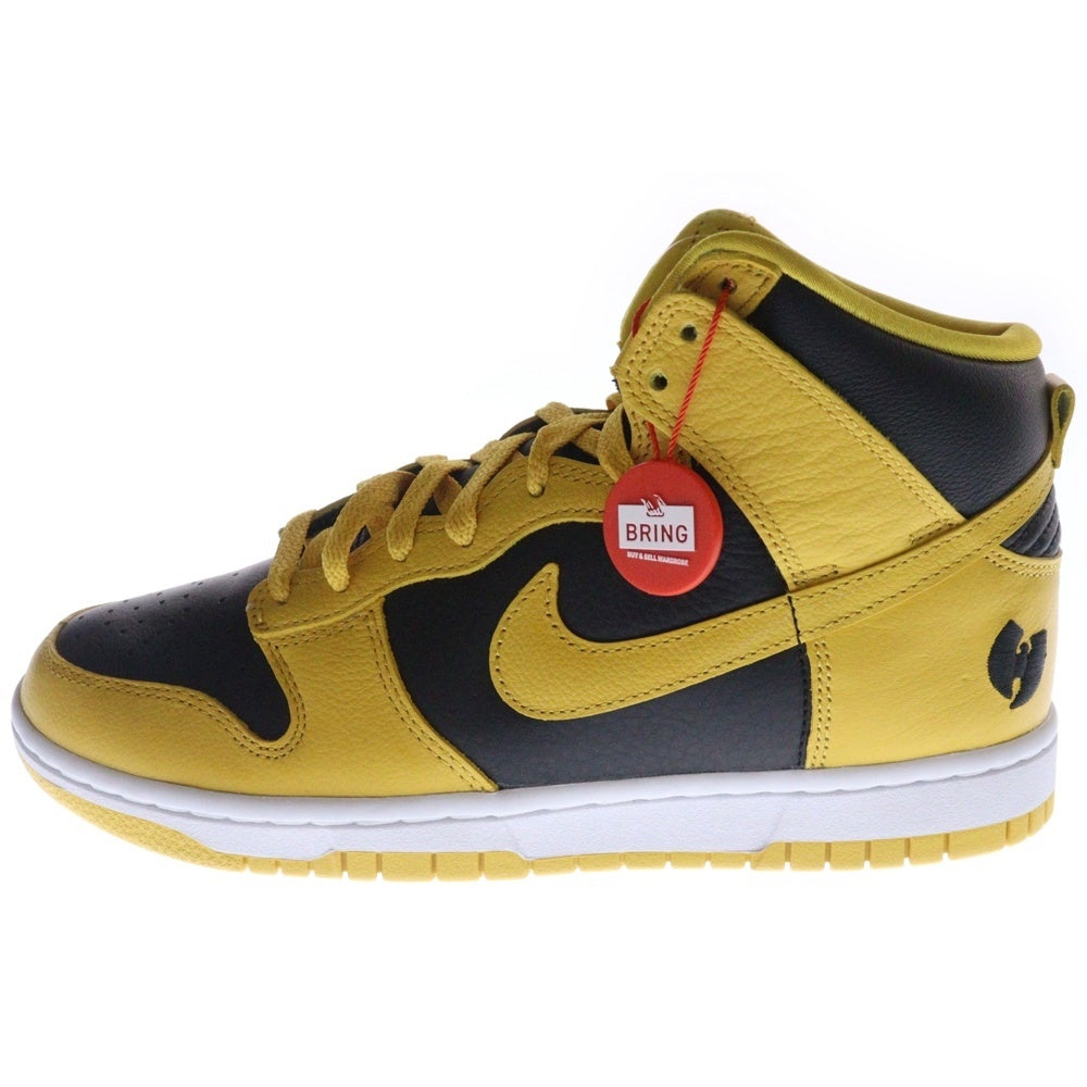 NIKE(ナイキ) DUNK HI RETRO PRM WU-TANG CLAN ダンク ハイ レトロ ウータンクラン ハイカット スニーカー イエロー/ブラック US8/26cm HJ4320-001